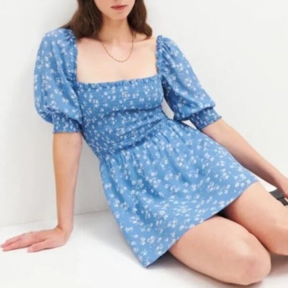 ✨ SALE NEW Reformation Elle Mini Floral Dress Sz4 Lassen - Picture 2 of 8